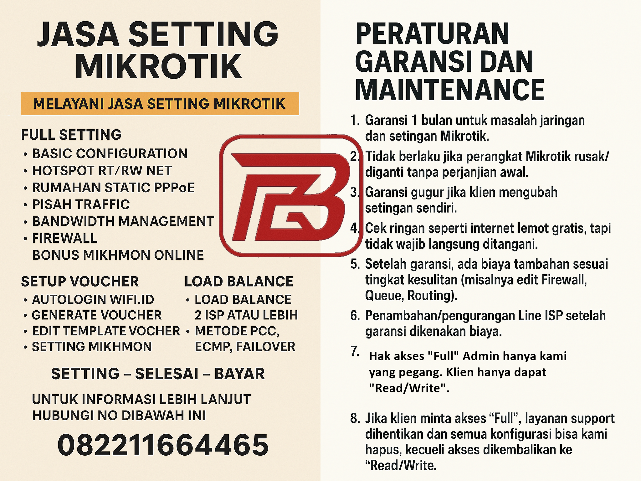Jasa Setting Mikrotik